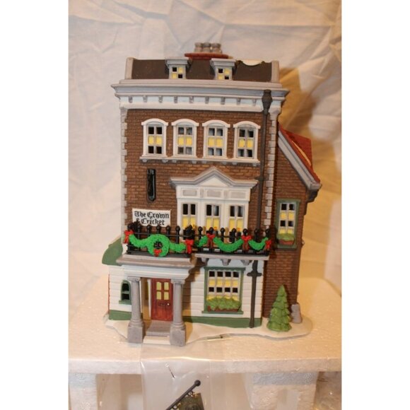 Dept 56 Dickens Village - Crown & Cricket Inn - Picture 1 of 6